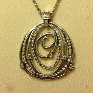 Brighton silver and Swarovski cryatal necklace